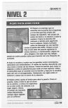 Scan of the walkthrough of Quake II published in the magazine Magazine 64 26 - Bonus Two Superguides + high-flying tricks , page 3