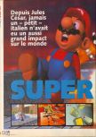 Scan of the review of Super Mario 64 published in the magazine X64 01, page 1