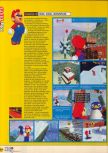 Scan du test de Super Mario 64 paru dans le magazine X64 01, page 9