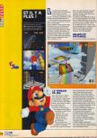 Scan of the review of Super Mario 64 published in the magazine X64 01, page 13