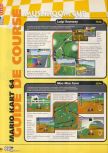 Scan of the review of Mario Kart 64 published in the magazine X64 01, page 7