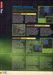 Scan of the review of Turok: Dinosaur Hunter published in the magazine X64 01, page 3