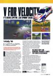 Scan of the review of V-Rally Edition 99 published in the magazine Arcade 02, page 1