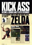 Scan de la soluce de The Legend Of Zelda: Ocarina Of Time paru dans le magazine Arcade 04, page 1