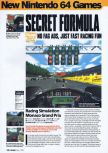 Scan of the review of Monaco Grand Prix Racing Simulation 2 published in the magazine Arcade 06, page 1