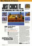 Scan of the review of Charlie Blast's Territory published in the magazine Arcade 09, page 1