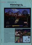 Scan of the review of Pilotwings 64 published in the magazine Hyper 41, page 1