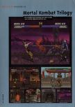 Scan du test de Mortal Kombat Trilogy paru dans le magazine Hyper 46, page 1