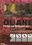 Scan of the review of Quake published in the magazine X64 05, page 1
