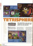 Scan of the review of Tetrisphere published in the magazine X64 05, page 1