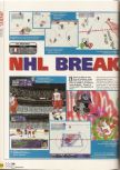Scan of the review of NHL Breakaway 98 published in the magazine X64 05, page 1