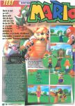 Scan of the review of Mario Golf published in the magazine Le Magazine Officiel Nintendo 18, page 1