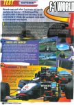 Scan of the review of F-1 World Grand Prix II published in the magazine Le Magazine Officiel Nintendo 18, page 1