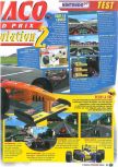 Scan of the review of Monaco Grand Prix Racing Simulation 2 published in the magazine Le Magazine Officiel Nintendo 18, page 2
