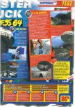 Scan of the review of Monster Truck Madness 64 published in the magazine Le Magazine Officiel Nintendo 19, page 2