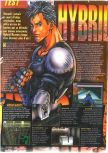 Scan of the review of Hybrid Heaven published in the magazine Le Magazine Officiel Nintendo 19, page 1