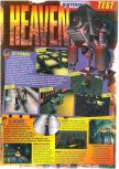 Scan of the review of Hybrid Heaven published in the magazine Le Magazine Officiel Nintendo 19, page 2