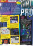 Scan of the review of NHL Pro '99 published in the magazine Le Magazine Officiel Nintendo 19, page 1