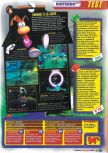 Scan of the review of Rayman 2: The Great Escape published in the magazine Le Magazine Officiel Nintendo 20, page 4