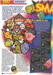 Scan du test de Super Smash Bros. paru dans le magazine Le Magazine Officiel Nintendo 21, page 1