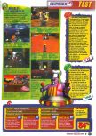 Scan of the review of Earthworm Jim 3D published in the magazine Le Magazine Officiel Nintendo 21, page 4