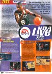 Scan of the review of NBA Live 2000 published in the magazine Le Magazine Officiel Nintendo 21, page 1