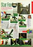 Scan of the preview of Lylat Wars published in the magazine Man!ac 28, page 1