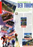 Scan of the review of Pilotwings 64 published in the magazine Man!ac 34, page 1