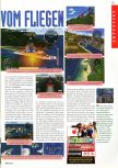 Scan of the review of Pilotwings 64 published in the magazine Man!ac 34, page 2