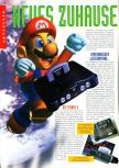 Scan de l'article Neues zuhause für Mario paru dans le magazine Man!ac 34, page 1