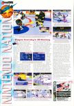 Scan of the review of Wayne Gretzky's 3D Hockey published in the magazine Man!ac 39, page 1