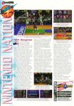 Scan of the review of NBA Hangtime published in the magazine Man!ac 42, page 1
