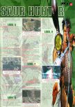 Scan of the walkthrough of Turok: Dinosaur Hunter published in the magazine Man!ac 43, page 2
