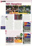 Scan of the review of NBA Hangtime published in the magazine Man!ac 46, page 1