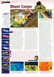 Scan du test de Blast Corps paru dans le magazine Man!ac 48, page 1