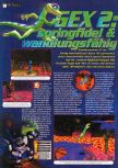 Scan of the preview of Gex 64: Enter the Gecko published in the magazine Man!ac 50, page 1