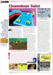 Scan of the review of Chameleon Twist published in the magazine Man!ac 50, page 1