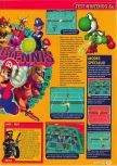 Scan of the review of Mario Tennis published in the magazine Consoles + 105, page 2
