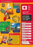 Scan of the review of Mario Tennis published in the magazine Consoles + 105, page 3