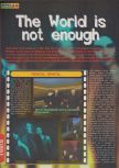 Scan of the review of 007: The World is not Enough published in the magazine Actu & Soluces 64 03, page 1