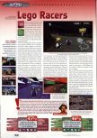 Scan of the review of Lego Racers published in the magazine Man!ac 75, page 1