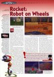 Scan of the review of Rocket: Robot on Wheels published in the magazine Man!ac 75, page 1