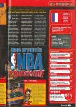 Scan of the review of Kobe Bryant in NBA Courtside published in the magazine Consoles + 078, page 2