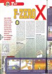 Scan of the review of F-Zero X published in the magazine Consoles + 079, page 1