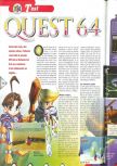 Scan du test de Holy Magic Century paru dans le magazine Consoles + 079, page 1