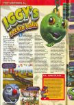 Scan of the review of Iggy's Reckin' Balls published in the magazine Consoles + 080, page 1