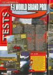 Scan du test de F-1 World Grand Prix paru dans le magazine Consoles + 080, page 1
