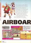 Scan of the review of Airboarder 64 published in the magazine X64 07, page 1