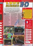Scan of the review of Lode Runner 3D published in the magazine Consoles + 092, page 1