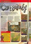 Scan of the review of Ogre Battle 64: Person of Lordly Caliber published in the magazine Consoles + 092, page 1